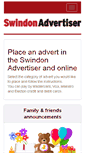 Mobile Screenshot of adbooker.swindonadvertiser.co.uk