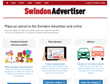 Tablet Screenshot of adbooker.swindonadvertiser.co.uk